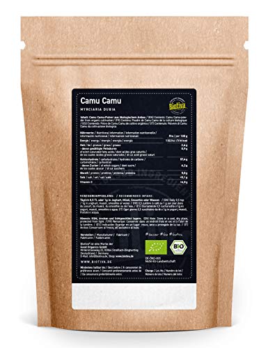 Camu Camu Bio powder 250g - natural vitamin C - 100 EH per 300mg vitamin C - no sweeteners