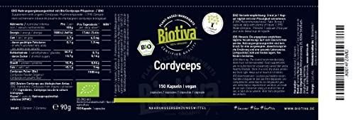 Cordyceps 150 Capsules Organics at WK Organics UK online shop in: Health & Personal Care C