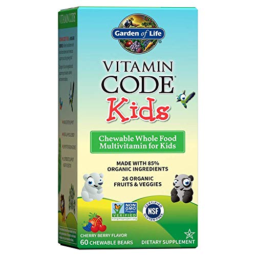 Vitamin Code Kids Chewable Raw Whole Food Vitamin with Probiotics