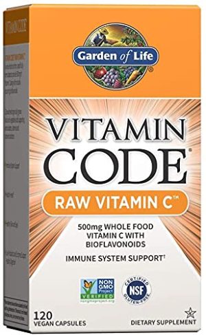 500mg Whole Food Vitamin C with Bioflavonoids