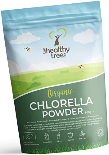 Protein and Iron - UK Certified Broken/Cracked Cell Wall Pure Vegan Chlorella Vulgaris (500g) at WK Organics UK online shop in: Health & Personal Care