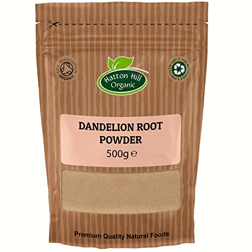Organic Dandelion Root Powder 500g by Hatton Hill Organic - Free UK Delivery at WK Organics UK online shop in: Health & Personal Care B