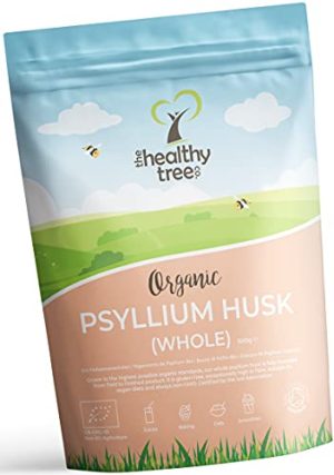 Gluten Free Pure Organic Psyllium Husks (500g) at WK Organics UK online shop in: Health & Personal Care