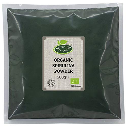 Organic Spirulina Powder 500g by Hatton Hill Organic - Free UK Delivery at WK Organics UK online shop in: Health & Personal Care B