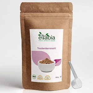 eltabia OPC Organic Grape Seed Flour 500g Large Pack 100% Pure without Additives Raw Food Quality at WK Organics UK online shop in: Health & Personal Care B