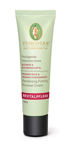 PRIMAVERA Revitalizing Intensive Cream Rose Pomegranate 30 ml Natural Cosmetics Nourishing and Firming for Mature Skin Vegan at WK Organics UK online shop in: Health & Personal Care B