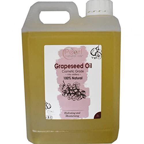 Pearl Natural Oils Grapeseed Oil Cosmetic Grade 2 litres at WK Organics UK online shop in: Beauty B