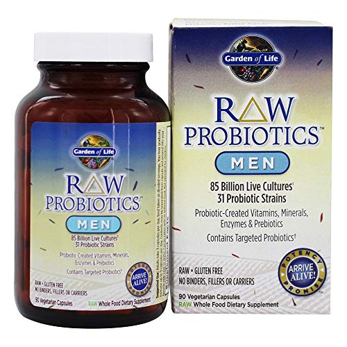 Raw Probiotics for Men 90 Capsules at WK Organics UK online shop in: Health & Personal Care C