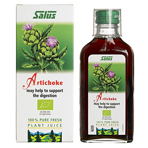 Salus Artichoke Organic 100% Pure Fresh Plant Juice 200 ml at WK Organics UK online shop in: Health & Personal Care B
