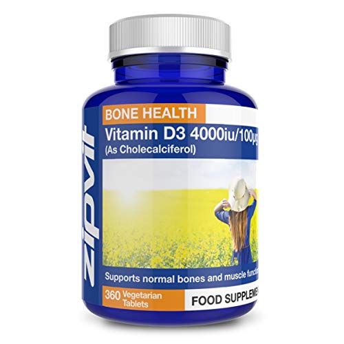 Vitamin D 4000iu 360 Micro Tablets. Vegetarian Society Approved. 12 Months Supply. Vitamin D3 Supports Bone Health and Your Immune System at WK Organics UK online shop in: Health & Personal Care B