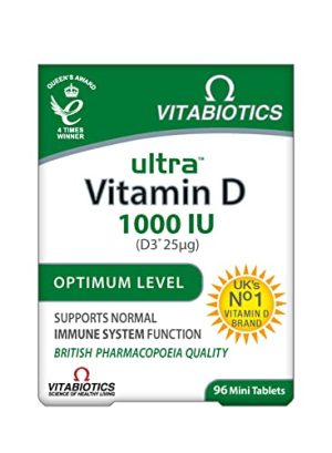 Vitabiotics | Ultra Vitamin D3 Tablets | 1 x 96s at WK Organics UK online shop in: Health & Personal Care B